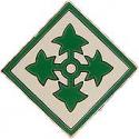 Fourth Infantry Division Pin