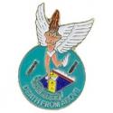 Death From Above Nose Art Pin