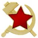 Russian Hammer and Sickle Pin