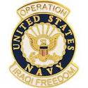 Operation Iraqi Freedom NAVY Pin 
