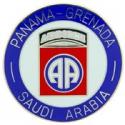 82nd Airborne Grenada Panama and Saudi Arabia Pin