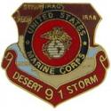 Desert Storm USMC Pin