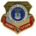  Desert Storm Air Force Pin