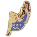 Chaff Gal Nose Art Pin