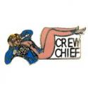 Crew Chief Nose Art Pin