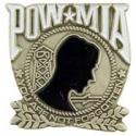 POW MIA Pewter Pin