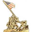 USMC Iwo Jima Pin 