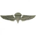 USN USMC Para Wings Badge Pewter