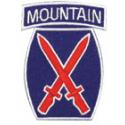 Army 10th Mountain Division Patch 