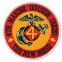4th Marine Division Rein The New Breed Patch