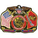 USMC These Colors Never Run Patch 