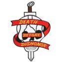 USMC Death Before Dishonor Small Patch