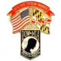 Maryland POW MIA Flag Pin