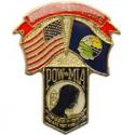 Montana POW MIA Flag Pin