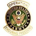 Operations Enduring Freedom Army Pin