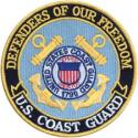 Defenders Of Our Freedom US Coast Guard Patch