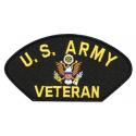 US Army Veteran with Crest Patch 