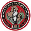 Iraq Campaign Service in Iraq Ribbon Patch