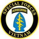 Special Forces Vietnam Patch Round