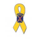 Army 10 Mountain Division Yellow Ribbon Lapel Pin 