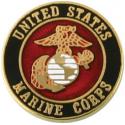 United States Marine Corps EGA Round Lapel Pin 