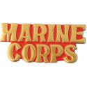 MARINE CORPS Letters Lapel Pin 