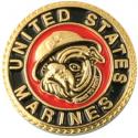 United States Marine Bulldog Lapel Pin 