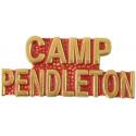 Marine CAMP PENDLETON Letters Only Pin 