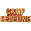 Marine CAMP LEJEUNE Letters Only Pin 