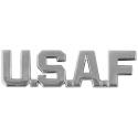 U.S.A.F. Letter Bar Lapel Pin 