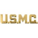 U.S.M.C. Letter Bar Lapel Pin 