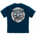 POLICE HONOR COURAGE SACRIFICE BADGE T-SHIRT