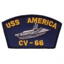 Navy USS America Hat Patch