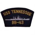 USS Tennessee Navy Hat Patch