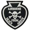 Army Airborne Death from Above Black Spade Patch