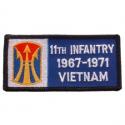 Vietnam 11th Infantry Patch