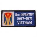 Vietnam 11th Infantry Patch