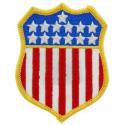 America Flag  Shield Patch
