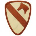 Army 1st Cavalry Division Patch Tan