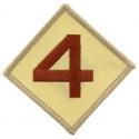 USMC 4th Division Patch Tan
