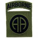 Army 82nd Airborne Division Patch OD