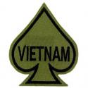 Vietnam Spade Patch OD