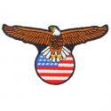 Eagle and USA Flag Patch
