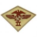 USMC 2nd Airwing Patch Tan