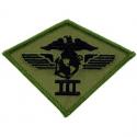 USMC 3rd Airwing Patch OD