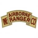 Army Airborne Ranger Infantry Company Tabs Tan