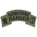 Army Airborne Ranger Infantry Company Tabs OD