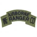 Army Airborne Ranger Infantry Company Tabs OD