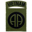 Army 82nd Airborne Vietnam Patch OD