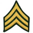 Army E5 Sergeant Rank Patch